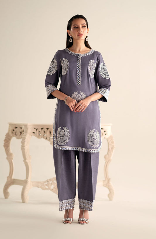 Maryum N Maria | Lagom Ready to Wear | ORCHID - MS-24218 - Pakistani Designer Dress - by Maryum N Maria | Type: Ladies Clothes - 100% Original at Saira Sultan