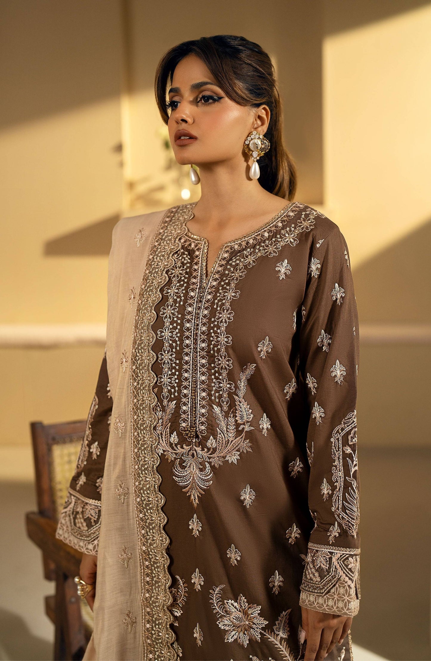 Maryum N Maria | Eid Edit 24 | Asya - Pakistani Designer Dress - by Maryum N Maria | Type: Luxury - 100% Original at Saira Sultan