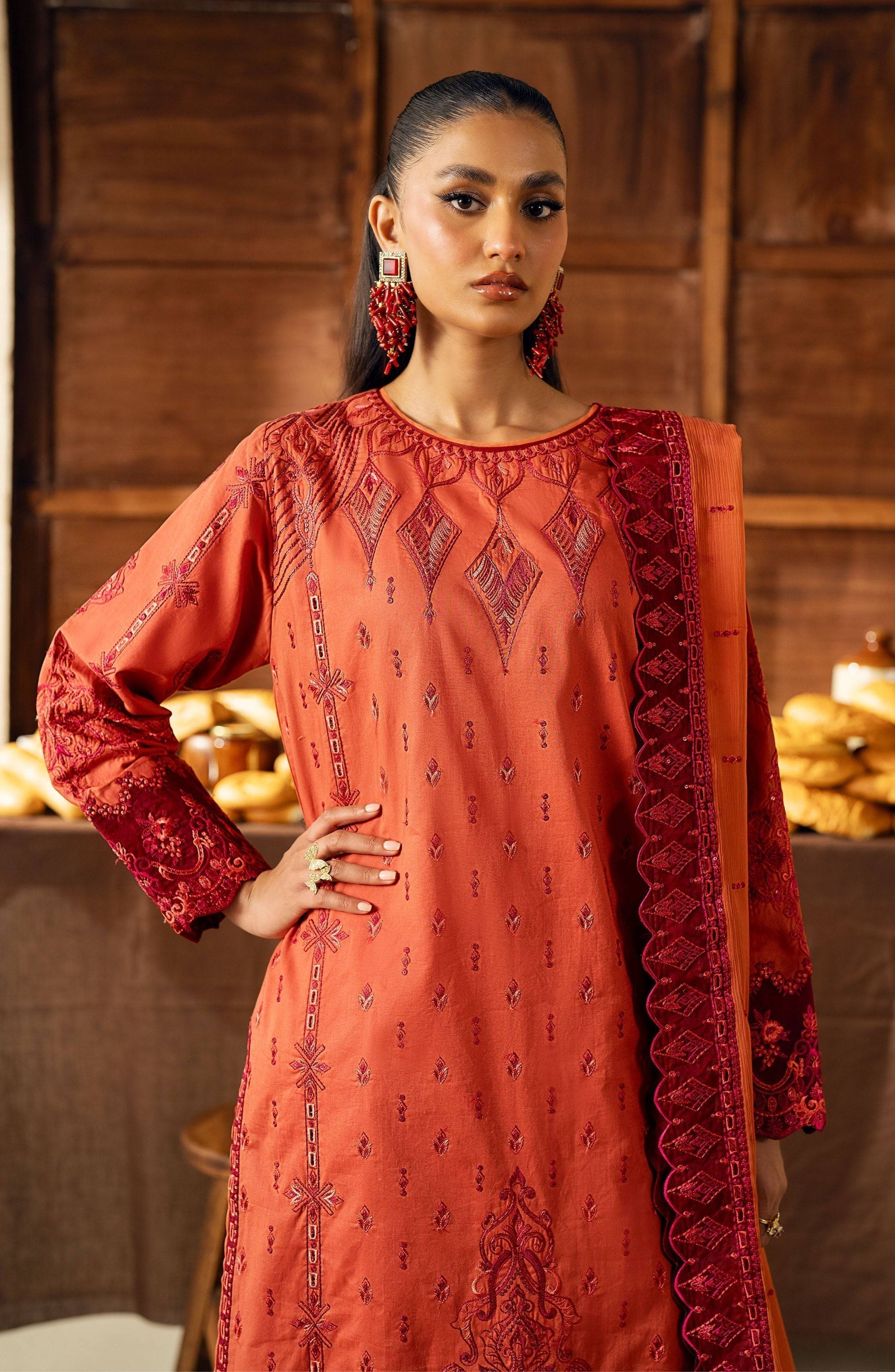 Maryum N Maria | Eid Edit 24 | Faina - Pakistani Designer Dress - by Maryum N Maria | Type: Luxury - 100% Original at Saira Sultan