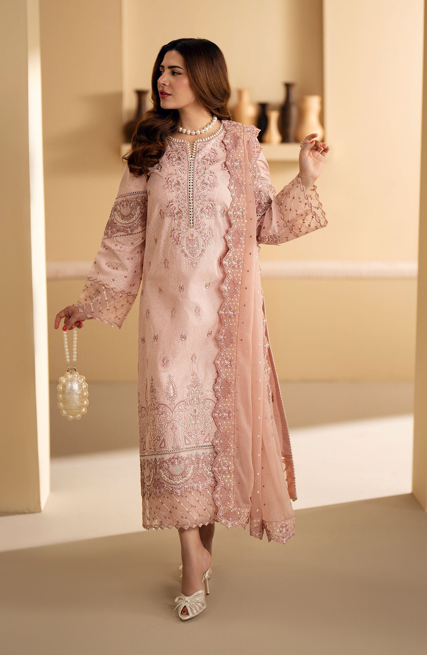 Maryum N Maria | Eid Edit 24 | ALYONA - Pakistani Designer Dress - by Maryum N Maria | Type: Luxury - 100% Original at Saira Sultan