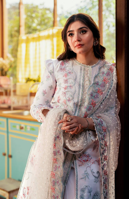 Maryum N Maria | Luxury Lawn 24 | Fatin - Pakistani Designer Dress - by Maryum N Maria | Type: Luxury - 100% Original at Saira Sultan