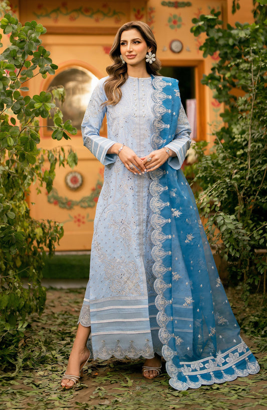 Maryum N Maria | Luxury Lawn 24 | Eshe - Pakistani Designer Dress - by Maryum N Maria | Type: Luxury - 100% Original at Saira Sultan