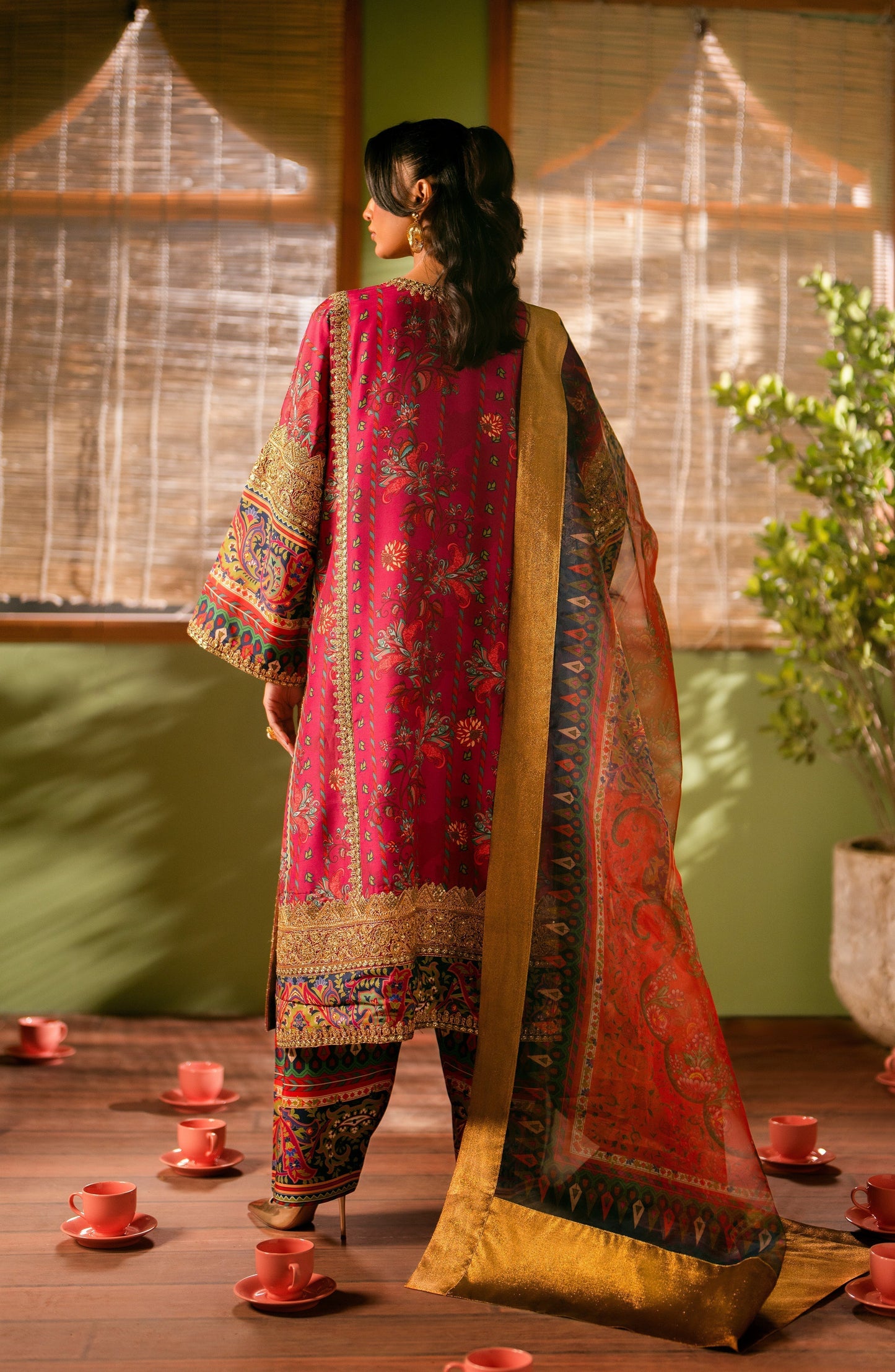 Maryum N Maria | Luxury Lawn 24 | Tefnut - Pakistani Designer Dress - by Maryum N Maria | Type: Luxury - 100% Original at Saira Sultan