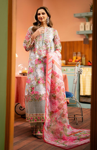 Maryum N Maria | Luxury Lawn 24 | Maya - Pakistani Designer Dress - by Maryum N Maria | Type: Luxury - 100% Original at Saira Sultan