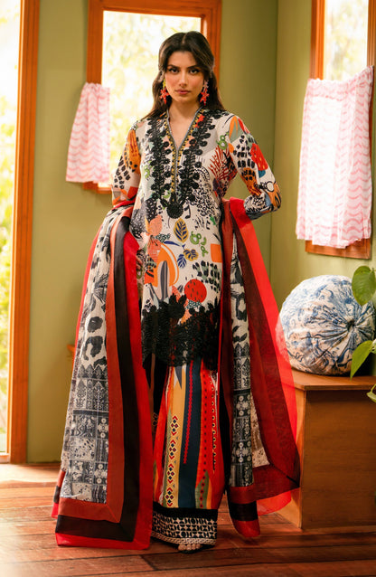 Maryum N Maria | Luxury Lawn 24 | Marwa - Pakistani Designer Dress - by Maryum N Maria | Type: Luxury - 100% Original at Saira Sultan