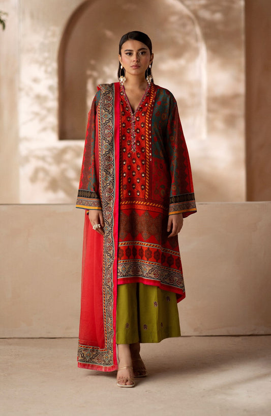 Maryum N Maria | Zeil Winter | NAVYA - MS40096 S Red