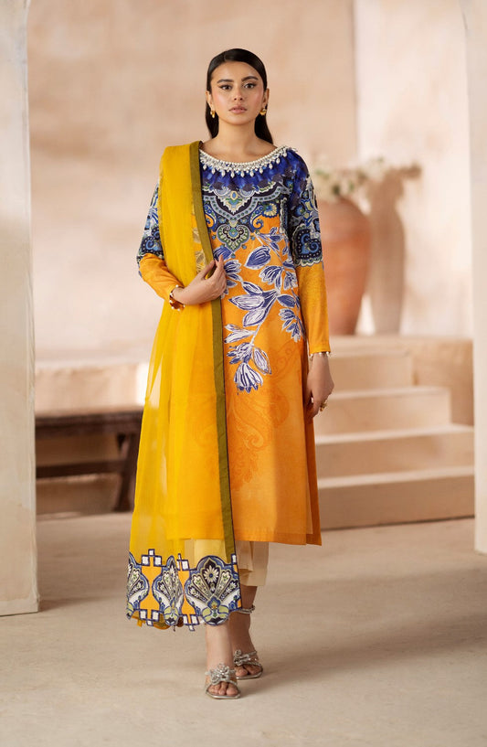 Maryum N Maria | Zeil Winter | RIYA - MS40099 S Lime Yellow