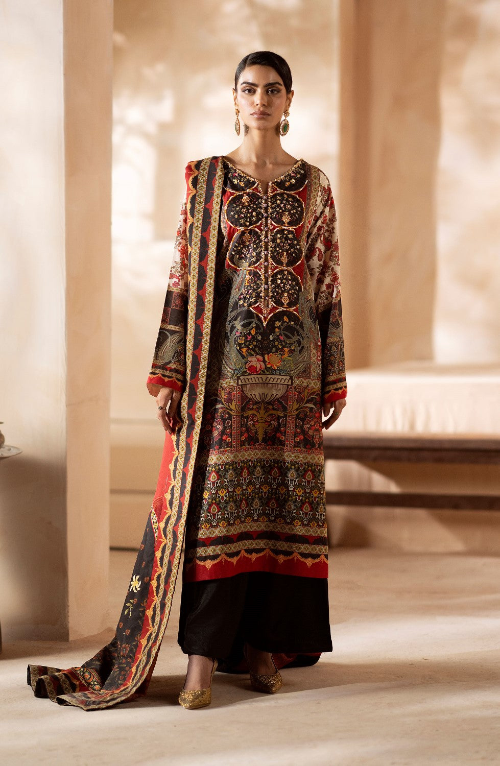 Maryum N Maria | Zeil Winter | SAMAIRA - MS40104 S Black