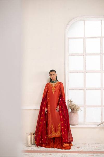 Maryum N Maria | Lumora Edit | GOLD - MS40108 - Pakistani Designer Dress - by Maryum N Maria - Type : Ladies Clothes - 100% Original at Saira Sultan