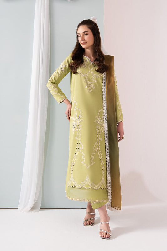 Maryum N Maria | Zuhur 25 | ELORA XS Neon Mint Lawn