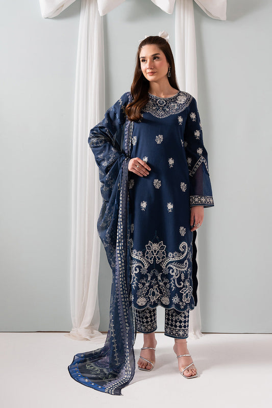 Maryum N Maria | Zuhur 25 | ZAHARI XS Navy Blue Lawn