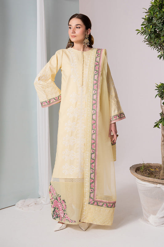Maryum N Maria | Zuhur 25 | ELLA XS Pastel Yellow Lawn