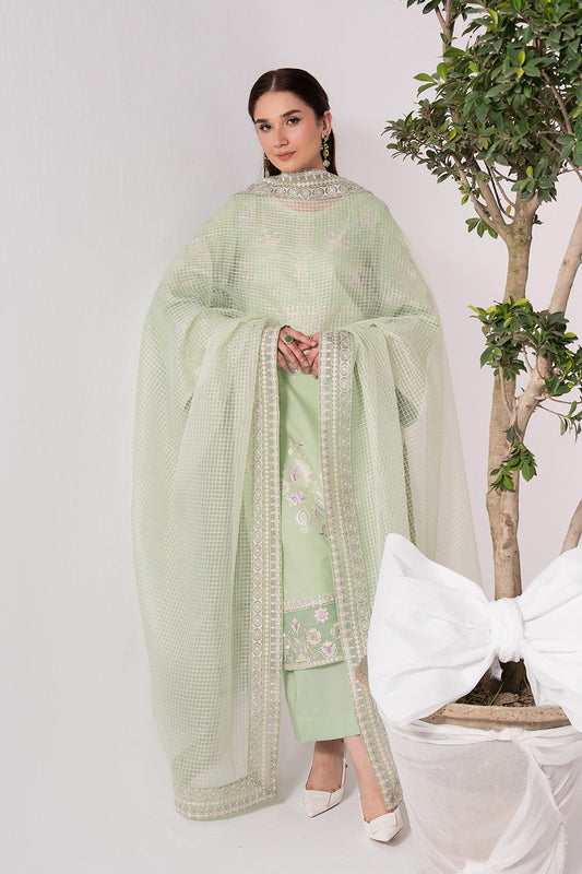 Maryum N Maria | Zuhur 25 | SOPHIA - MS50145 XS Pastel Mint Lawn