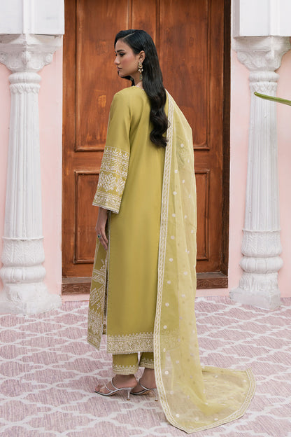 Maryum N Maria | Eid Luxury Lawn 25 | ARGHAVAN - MS50150 S Olive Lawn