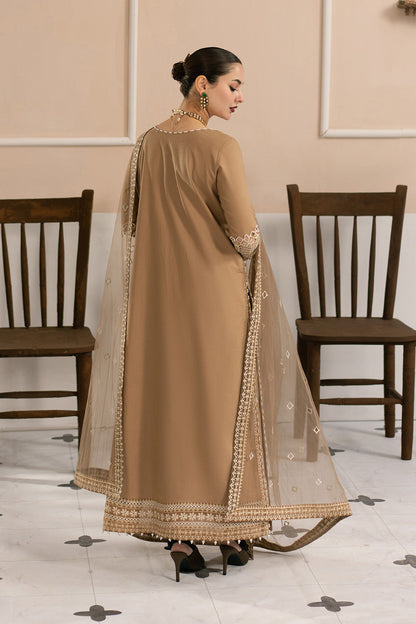 Maryum N Maria | Eid Luxury Lawn 25 | AFSOON - MS50156 S Taupe Lawn