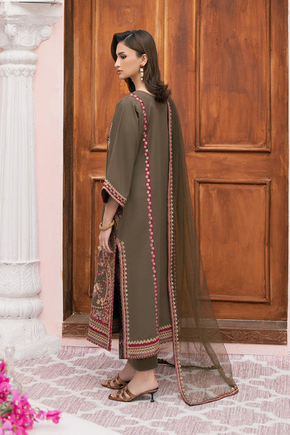 Maryum N Maria | Eid Luxury Lawn 25 | ANAHITA - MS50161 S Brown Lawn