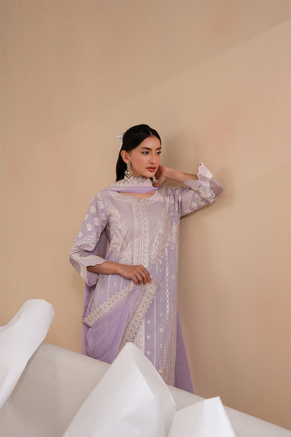 Maryum N Maria | Belle Pret | MAYA - MS50168 L Lilac Lawn