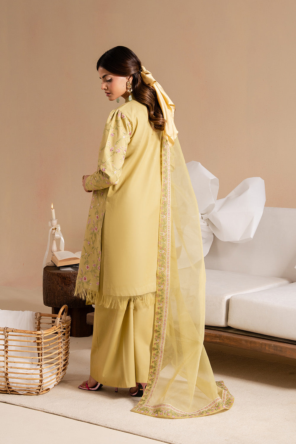 Maryum N Maria | Belle Pret | FEMI - MS50179 M Lime Yellow Lawn