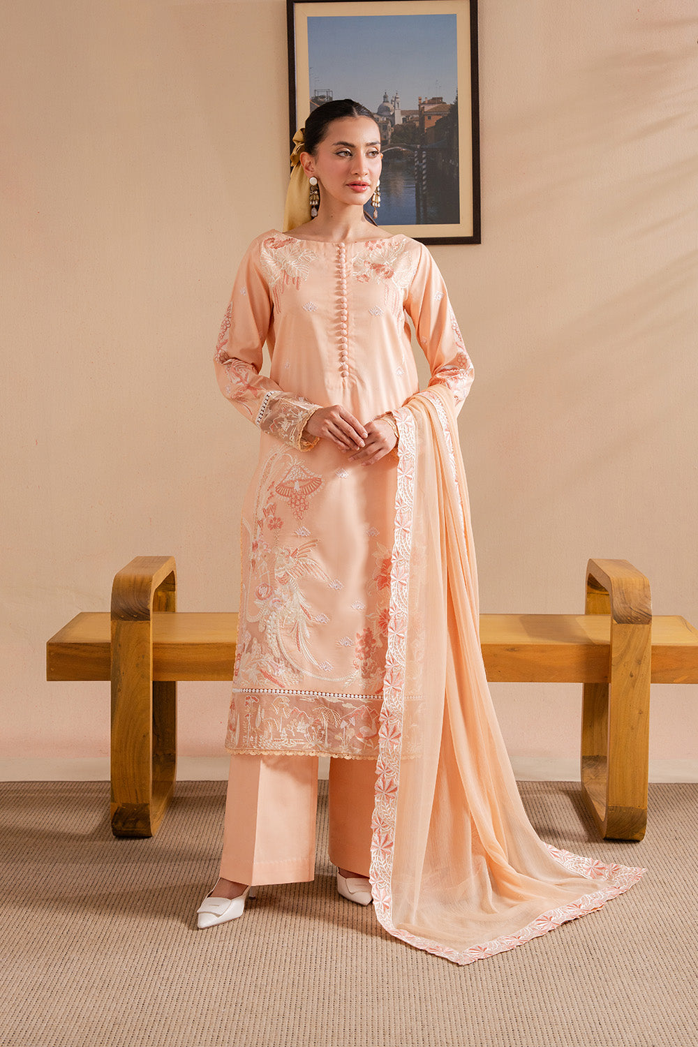 Maryum N Maria | Belle Pret | NYX - MS50236 L Peach Lawn