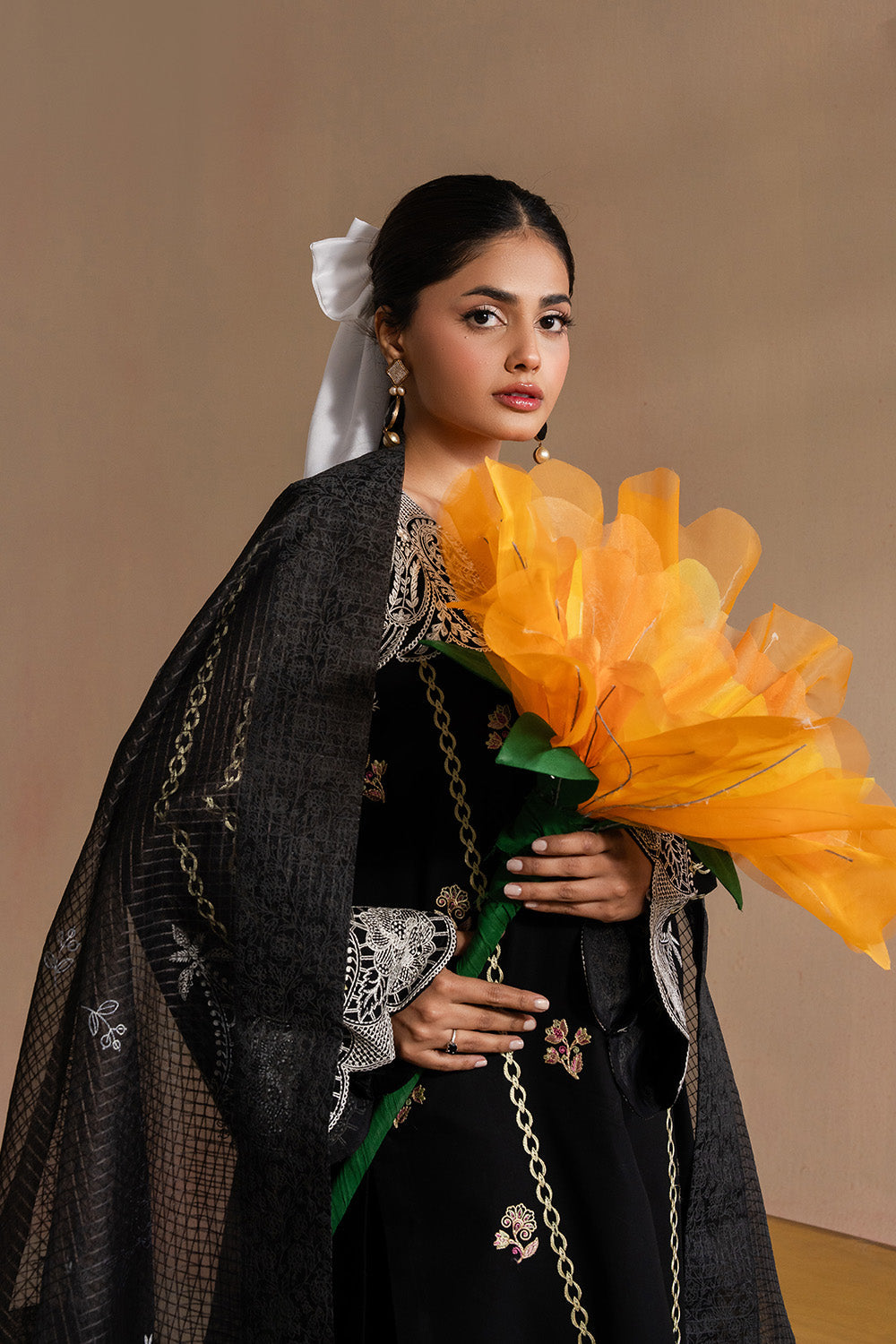 Maryum N Maria | Belle Pret | SATORI - MS50237 L Black Organza