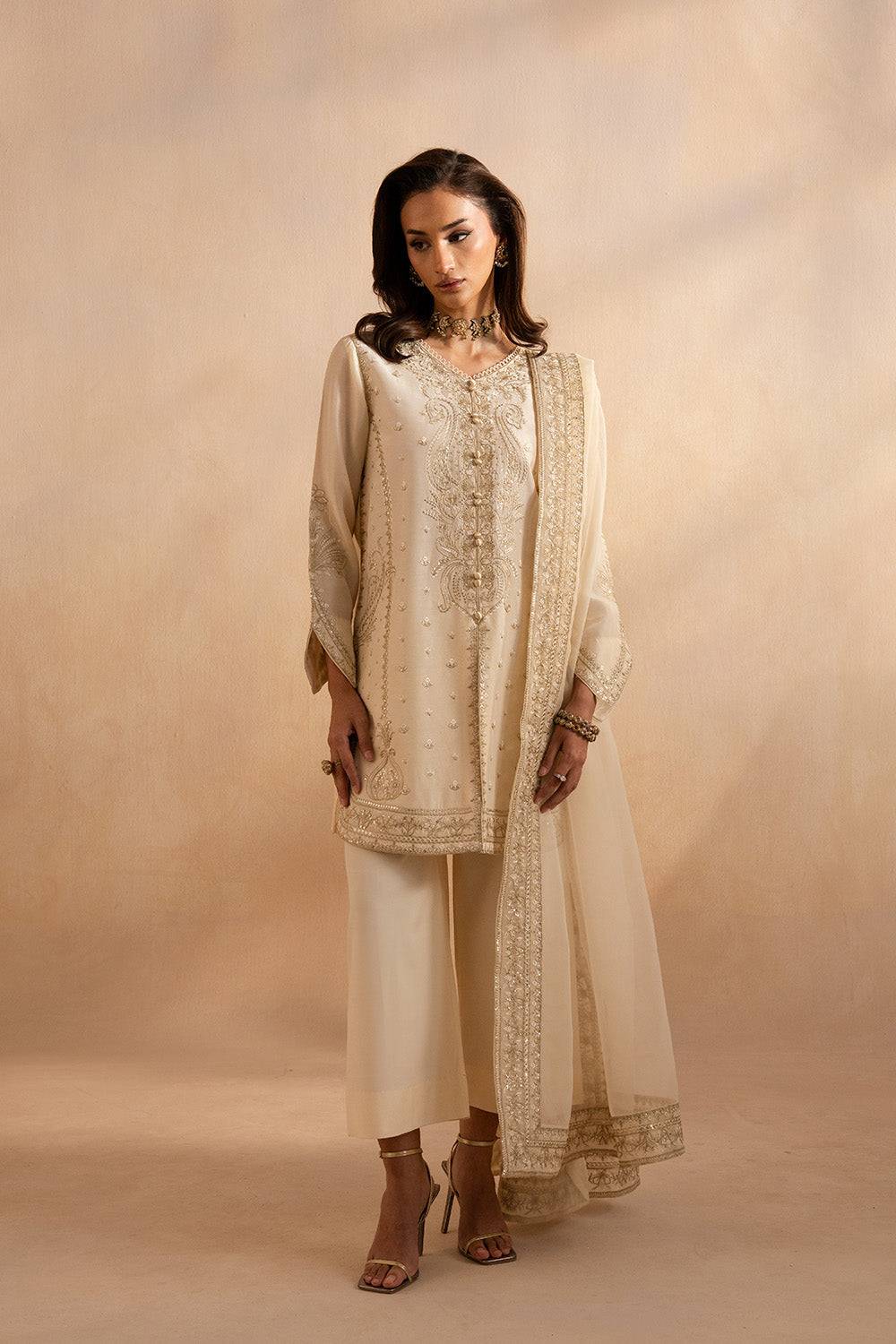 Maryum N Maria | Dhahab 25 | ALICE - MS50258 - Pakistani Designer Dress - by Maryam N Maria | Type: Ladies Clothes - 100% Original at Saira Sultan