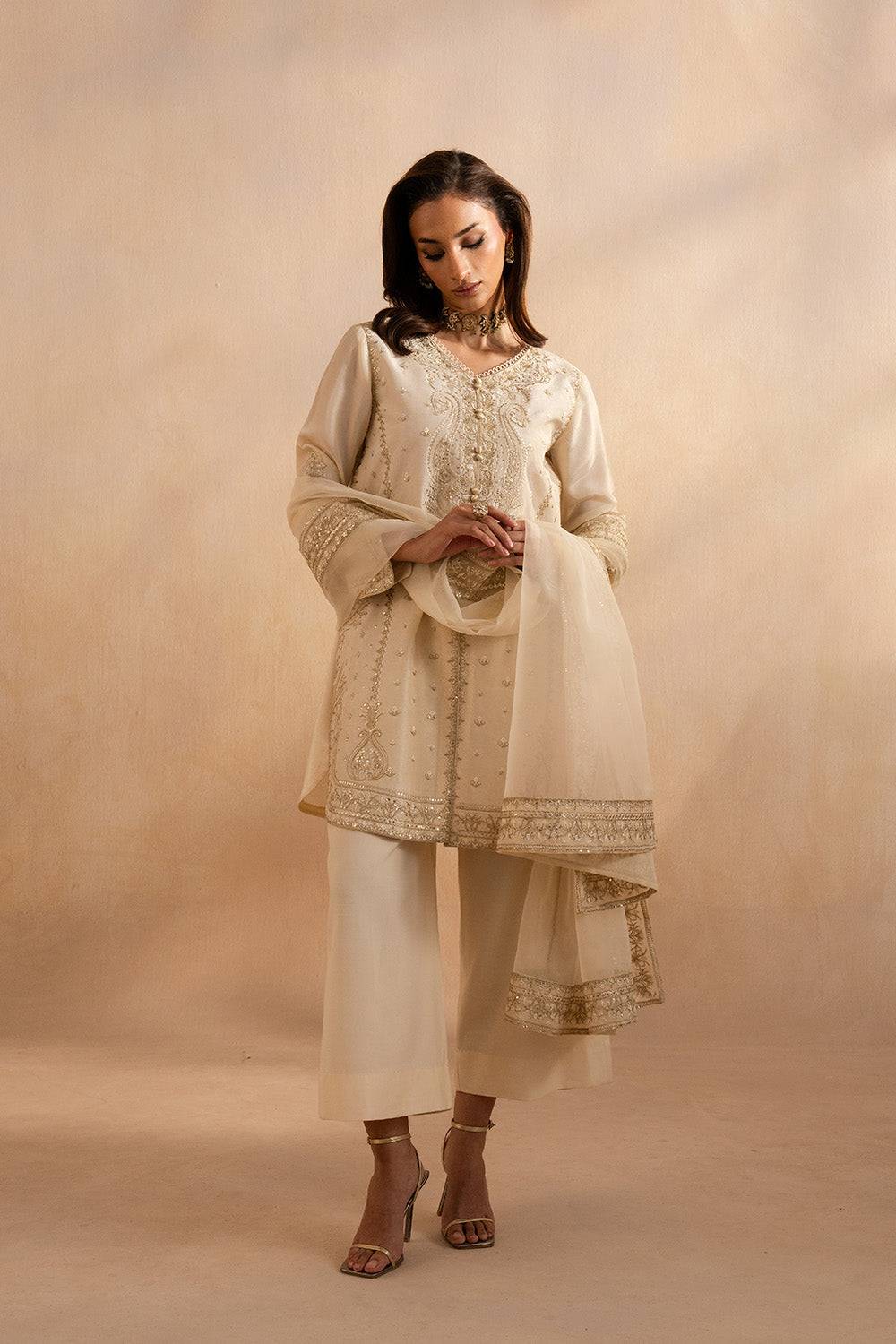 Maryum N Maria | Dhahab 25 | ALICE - MS50258 - Pakistani Designer Dress - by Maryam N Maria | Type: Ladies Clothes - 100% Original at Saira Sultan