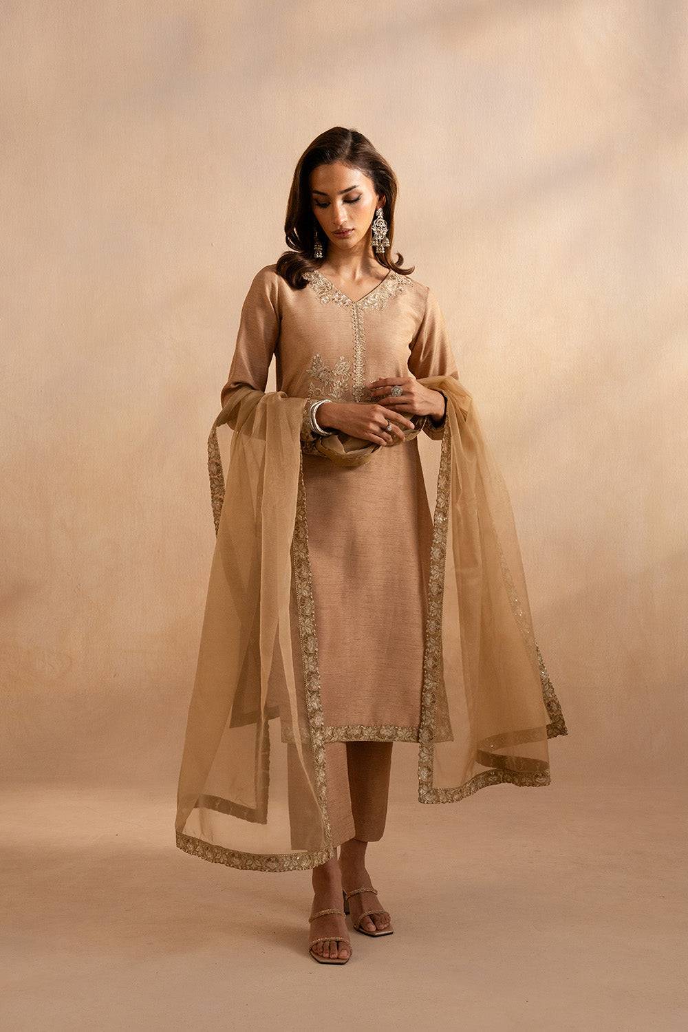 Maryum N Maria | Dhahab 25 | ALANAA - MS50259 - Pakistani Designer Dress - by Maryam N Maria | Type: Ladies Clothes - 100% Original at Saira Sultan