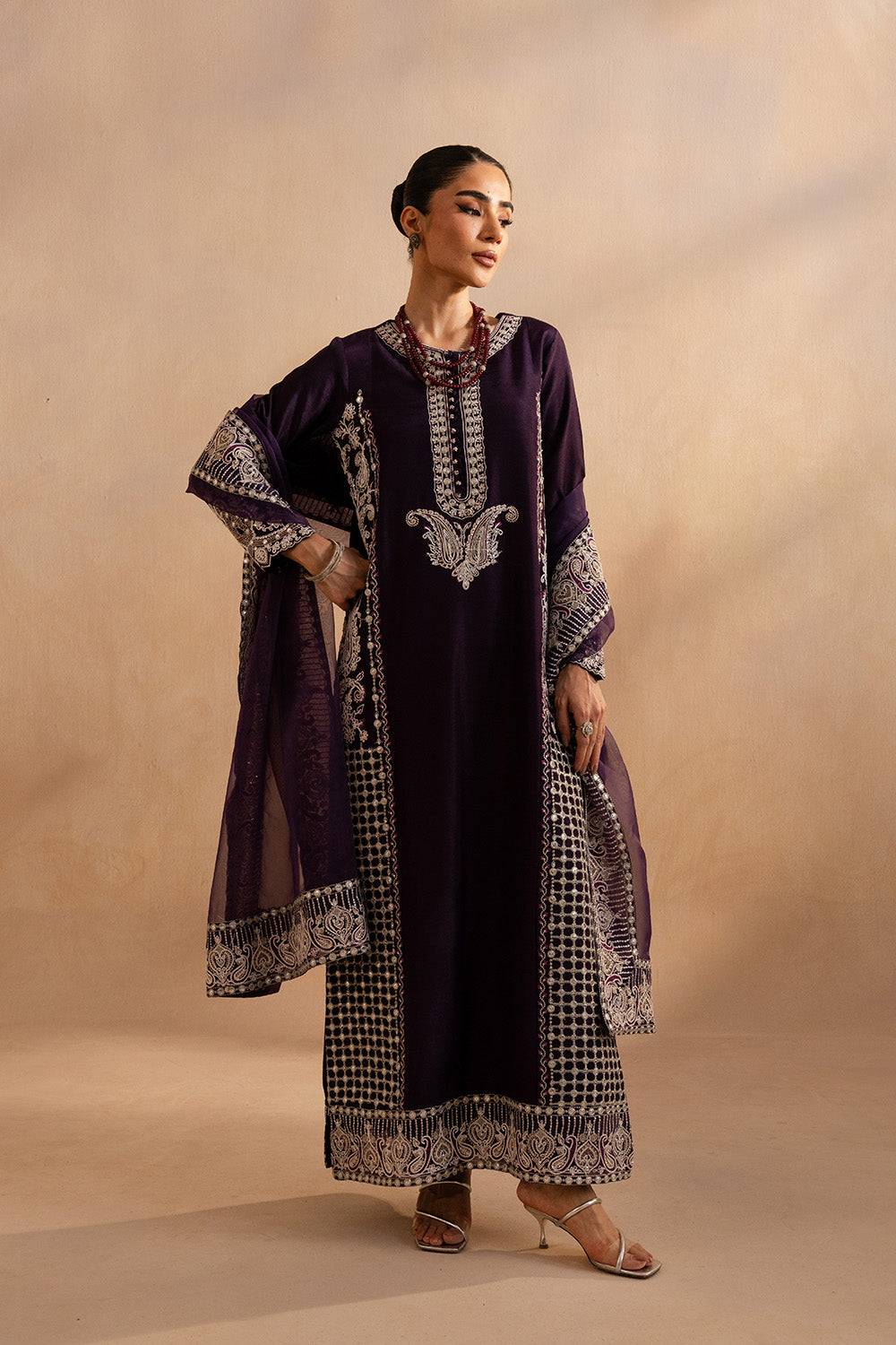 Maryum N Maria | Dhahab 25 | EMILY - MS50267 - Pakistani Designer Dress - by Maryam N Maria | Type: Ladies Clothes - 100% Original at Saira Sultan