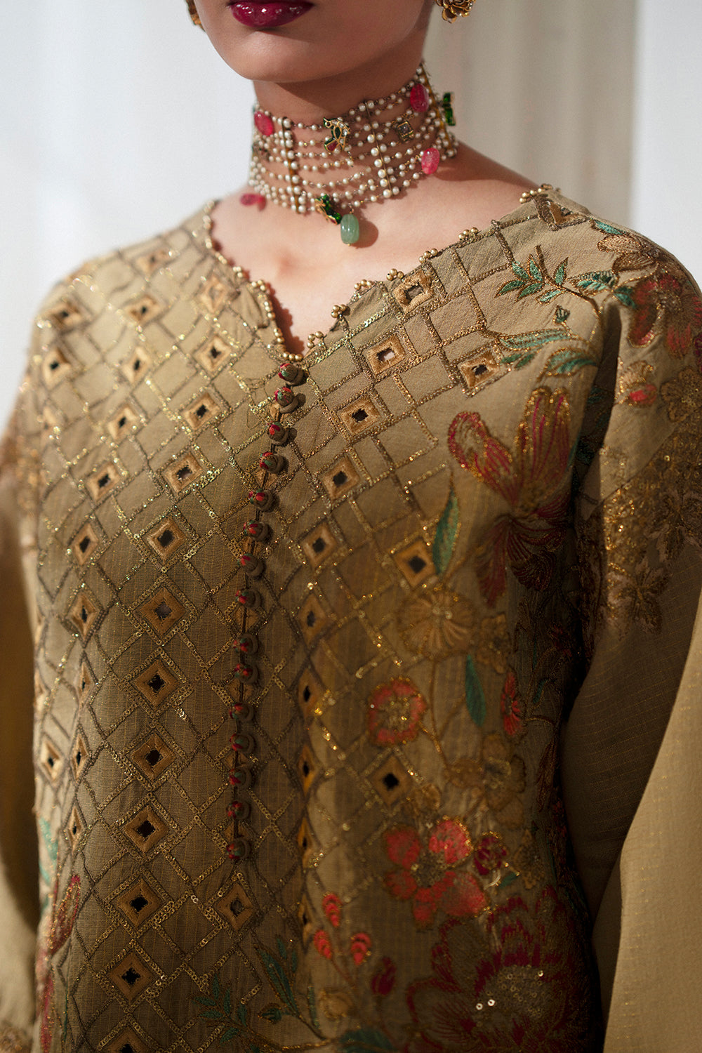 Maryum N Maria | Musawir Formals | MICAH - MS50388 - Pakistani Designer Dress - by Maryum N Maria - Type : Ladies Clothes - 100% Original at Saira Sultan
