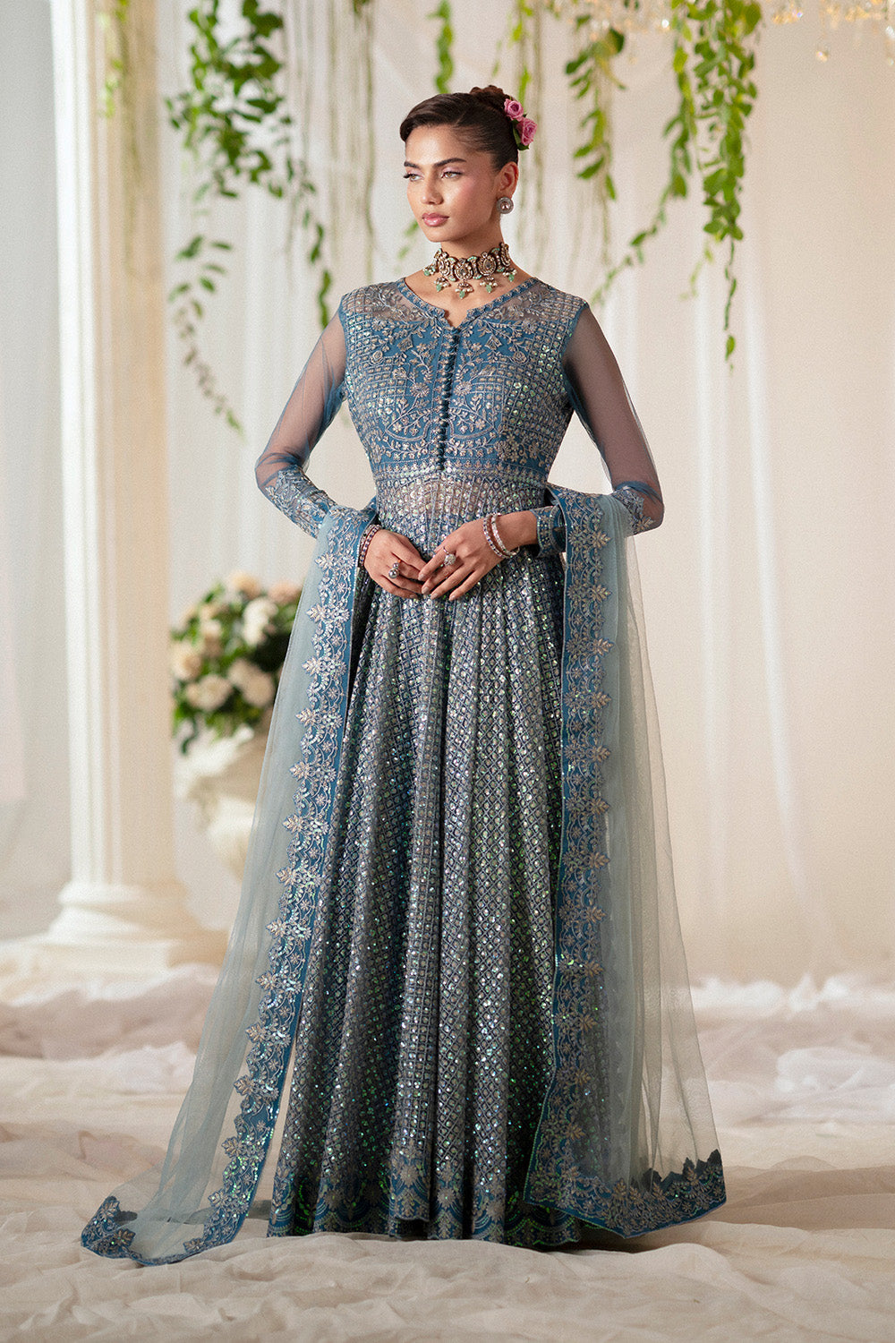 Maryum N Maria | Musawir Formals | HALAA - MS50390 - Pakistani Designer Dress - by Maryum N Maria - Type : Ladies Clothes - 100% Original at Saira Sultan