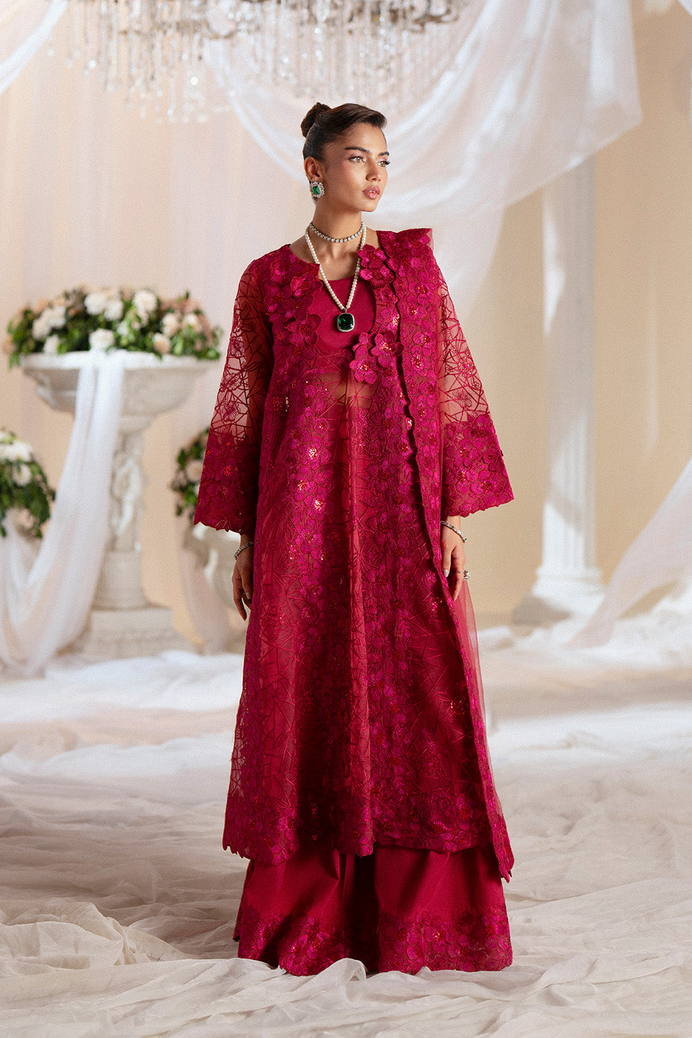 Maryum N Maria | Musawir Formals | NECHAMA - MS50395 - Pakistani Designer Dress - by Maryum N Maria - Type : Ladies Clothes - 100% Original at Saira Sultan