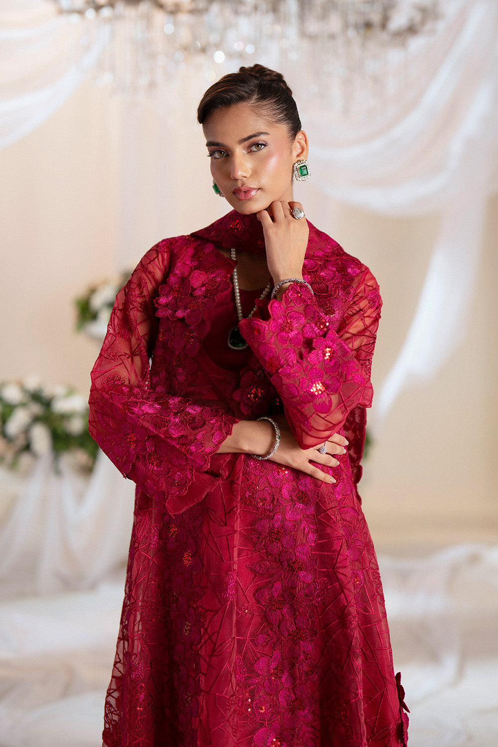 Maryum N Maria | Musawir Formals | NECHAMA - MS50395 - Pakistani Designer Dress - by Maryum N Maria - Type : Ladies Clothes - 100% Original at Saira Sultan