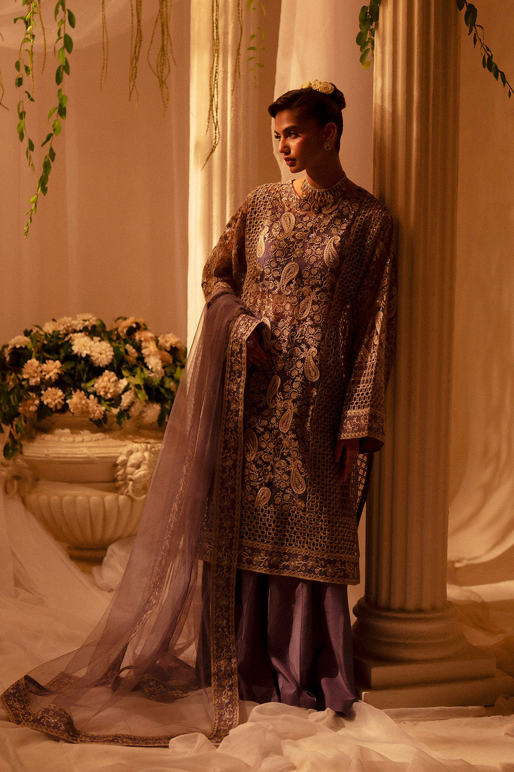 Maryum N Maria | Musawir Formals | NETTY - MS50396 - Pakistani Designer Dress - by Maryum N Maria - Type : Ladies Clothes - 100% Original at Saira Sultan