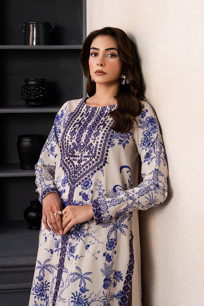 Maryum N Maria | Mah Casual Pret | ZYRA - MS50427 S Light Gray Lawn