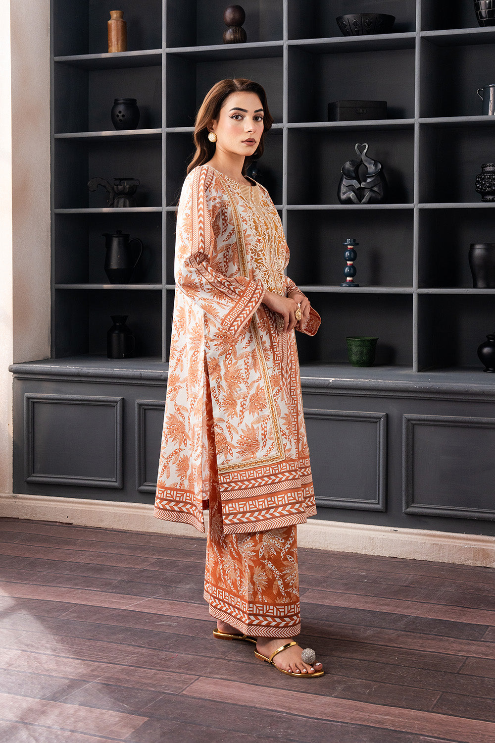 Maryum N Maria | Mah Casual Pret | ALANA - MS50431 M Copper Lawn