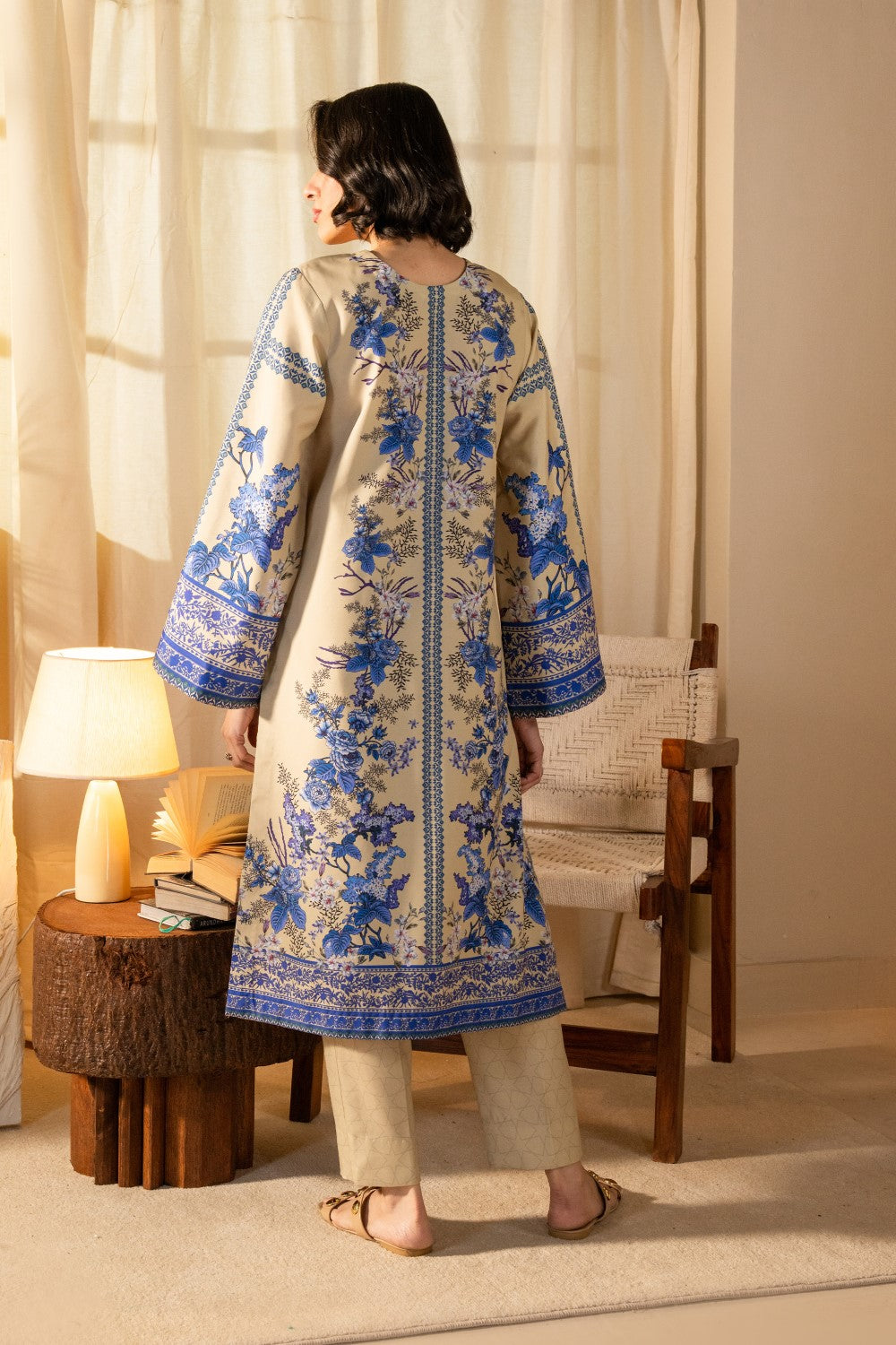 Maryum N Maria | Aurora Collection | ARYANA - MS50499 M Beige Crepe