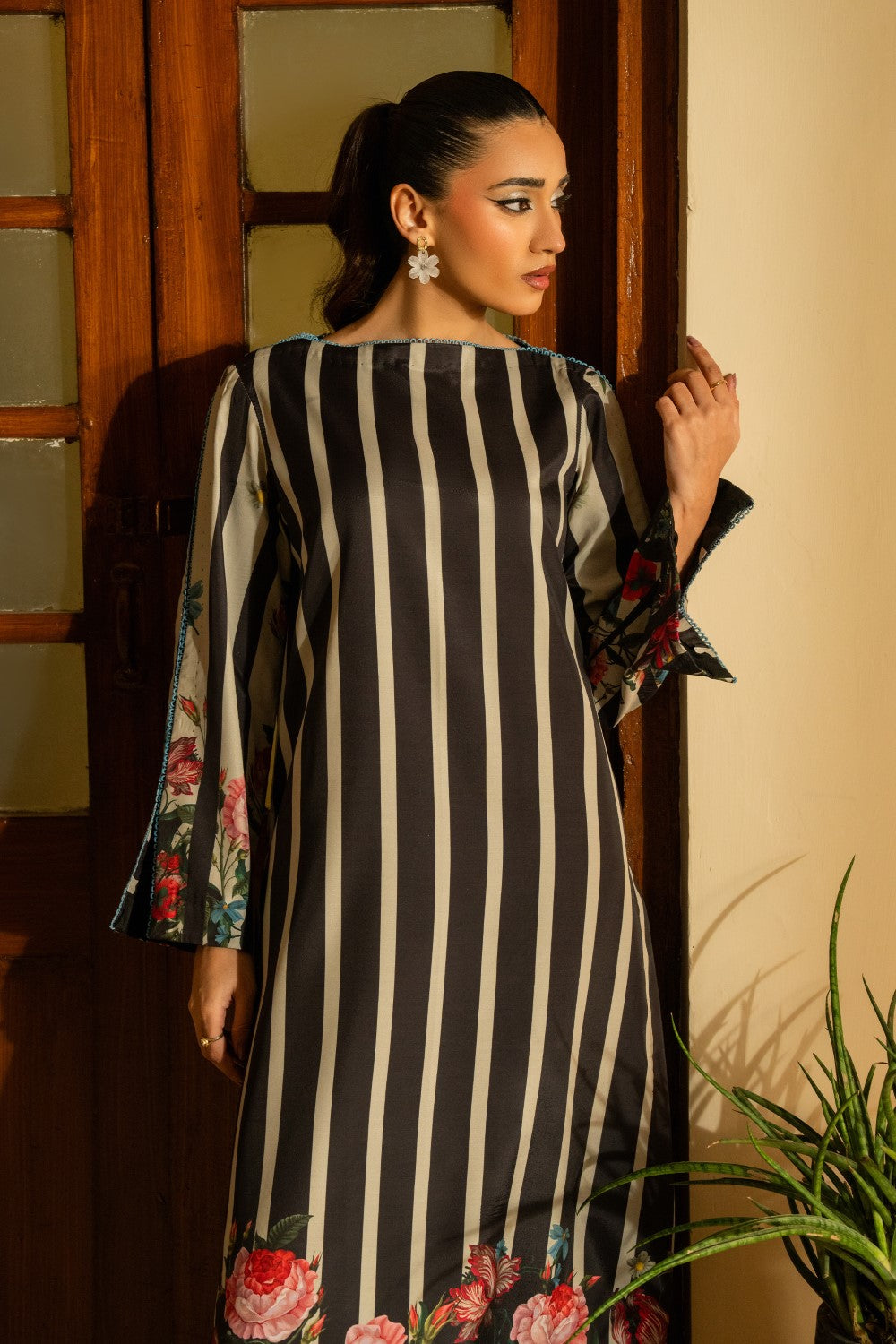 Maryum N Maria | Aurora Collection | DIBA - MS50502 L Black Crepe