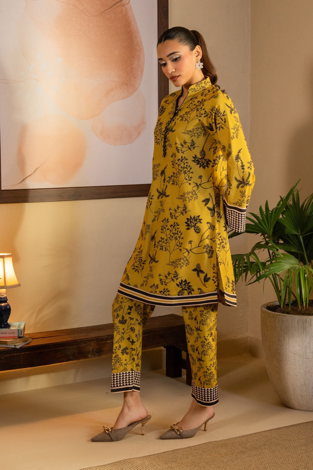 Maryum N Maria | Aurora Collection | CELINE - MS50503 S Mist Yellow Crepe
