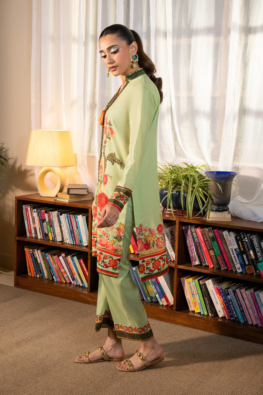 Maryum N Maria | Aurora Collection | CHERIE - MS50505 M Mint Green Crepe
