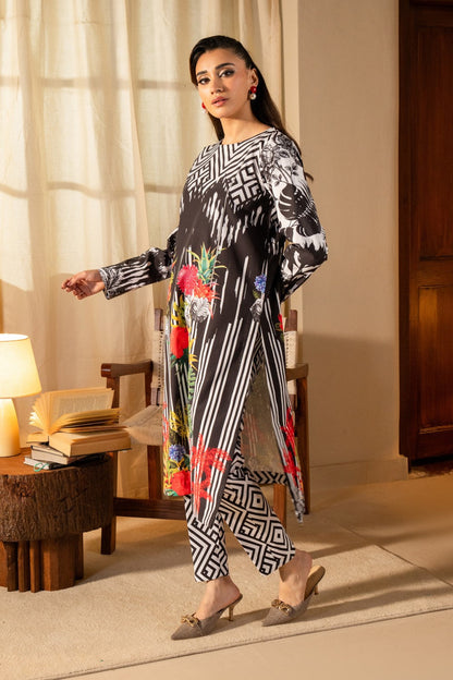Maryum N Maria | Aurora Collection | AMOR - MS50508 M Black Crepe