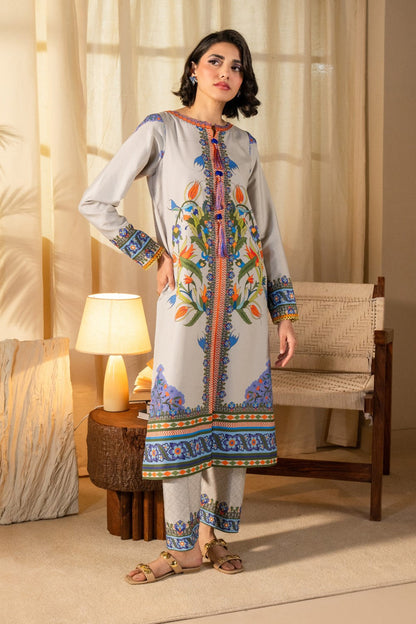 Maryum N Maria | Aurora Collection | KAHANI - MS50513 XS Gray Crepe