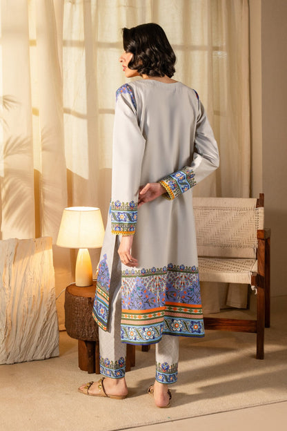 Maryum N Maria | Aurora Collection | KAHANI - MS50513 S Gray Crepe