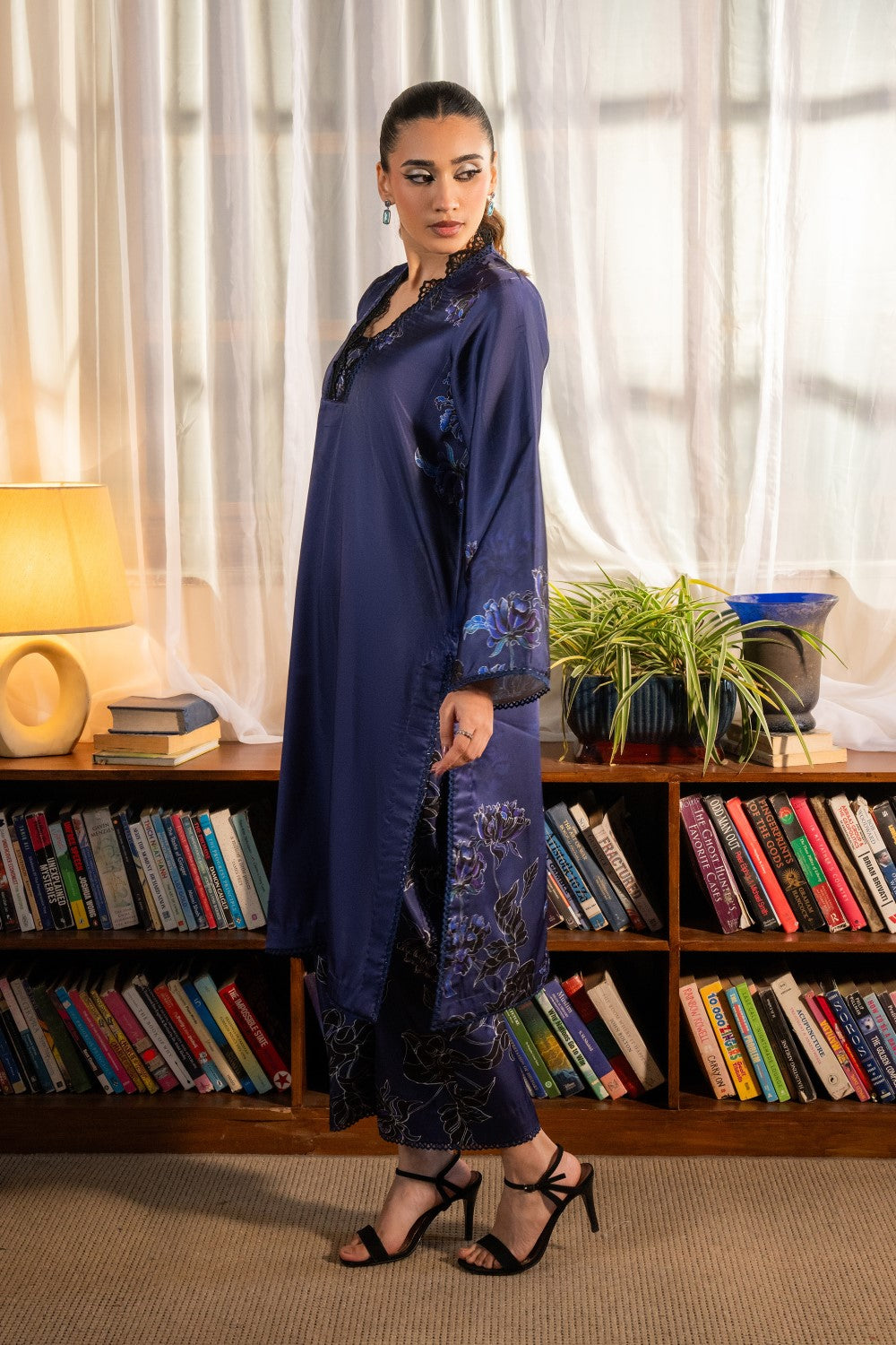 Maryum N Maria | Aurora Collection | RUHI - MS50514 M Navy Crepe