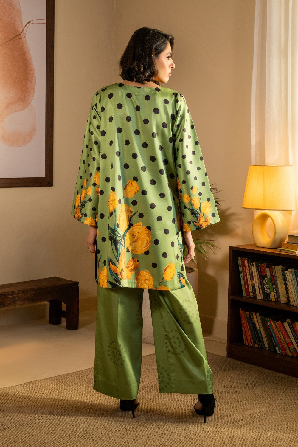 Maryum N Maria | Aurora Collection |SAROOR - MS50515 S Crepe Aqua Green