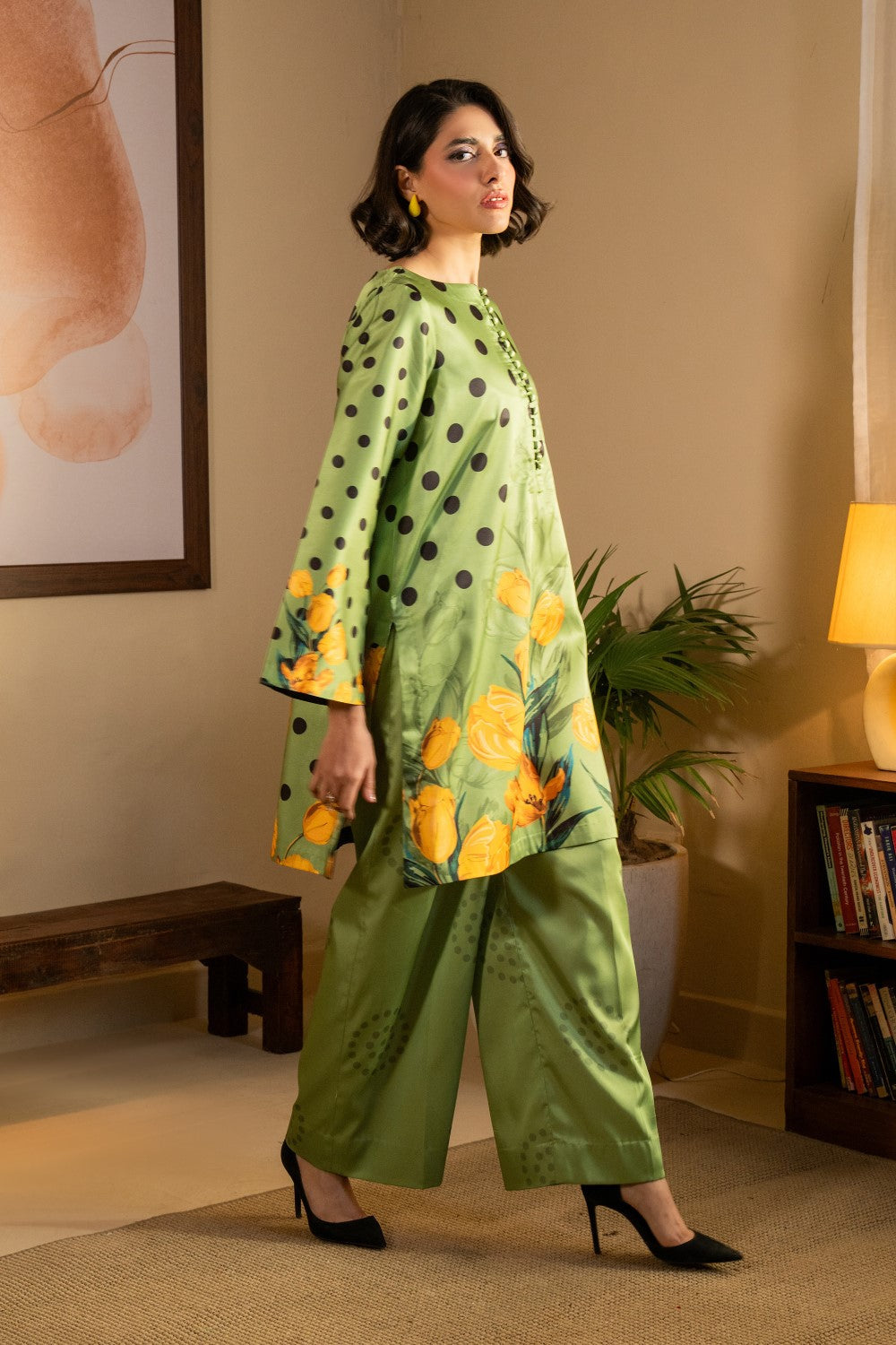 Maryum N Maria | Aurora Collection |SAROOR - MS50515 M Crepe Aqua Green