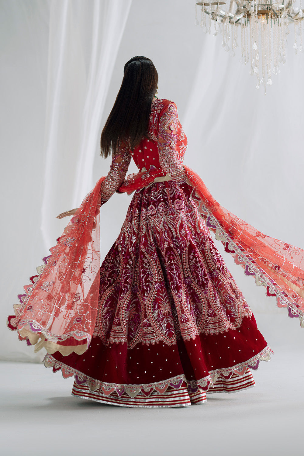 Maryum N Maria | Serene Wedding Dresses | AAMANI - MSS5850 by Maryum N Maria - Designer Dress  - Type : Ladies Clothes - Available at Saira Sultan - 100% Original 