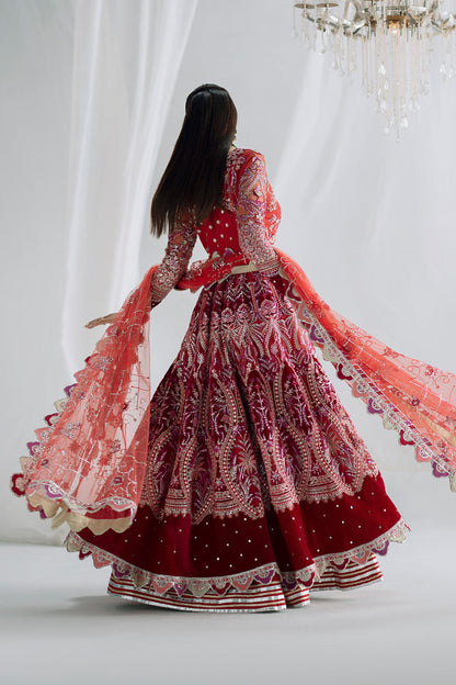 Maryum N Maria | Serene Wedding Dresses | AAMANI - MSS5850 by Maryum N Maria - Designer Dress  - Type : Ladies Clothes - Available at Saira Sultan - 100% Original 