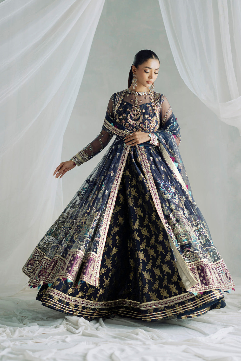 Maryum N Maria | Serene Wedding Dresses | AARUTHIRA - MSS5854 by Maryum N Maria - Designer Dress  - Type : Ladies Clothes - Available at Saira Sultan - 100% Original 