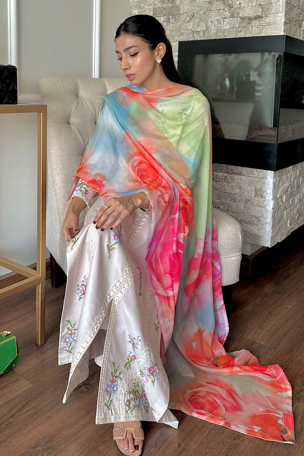 Maryum N Maria | Vasl Pret | ZEVA - MSS5705 - Pakistani Designer Dress - by Maryum N Maria - Type :  - 100% Original at Saira Sultan