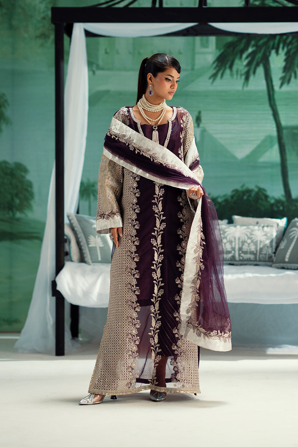 Maryum N Maria | Mushal Formals | ALIIZEE - MSU5541 - Pakistani Designer Dress - by Maryum N Maria - Type : Ladies Clothes - 100% Original at Saira Sultan